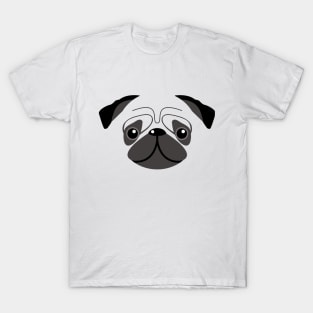 Pug dog face T-Shirt